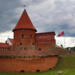Kraje nadbałtyckie Zamek Kowno