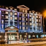 Truskawiec Sanatorium Hotel Alcor zimą